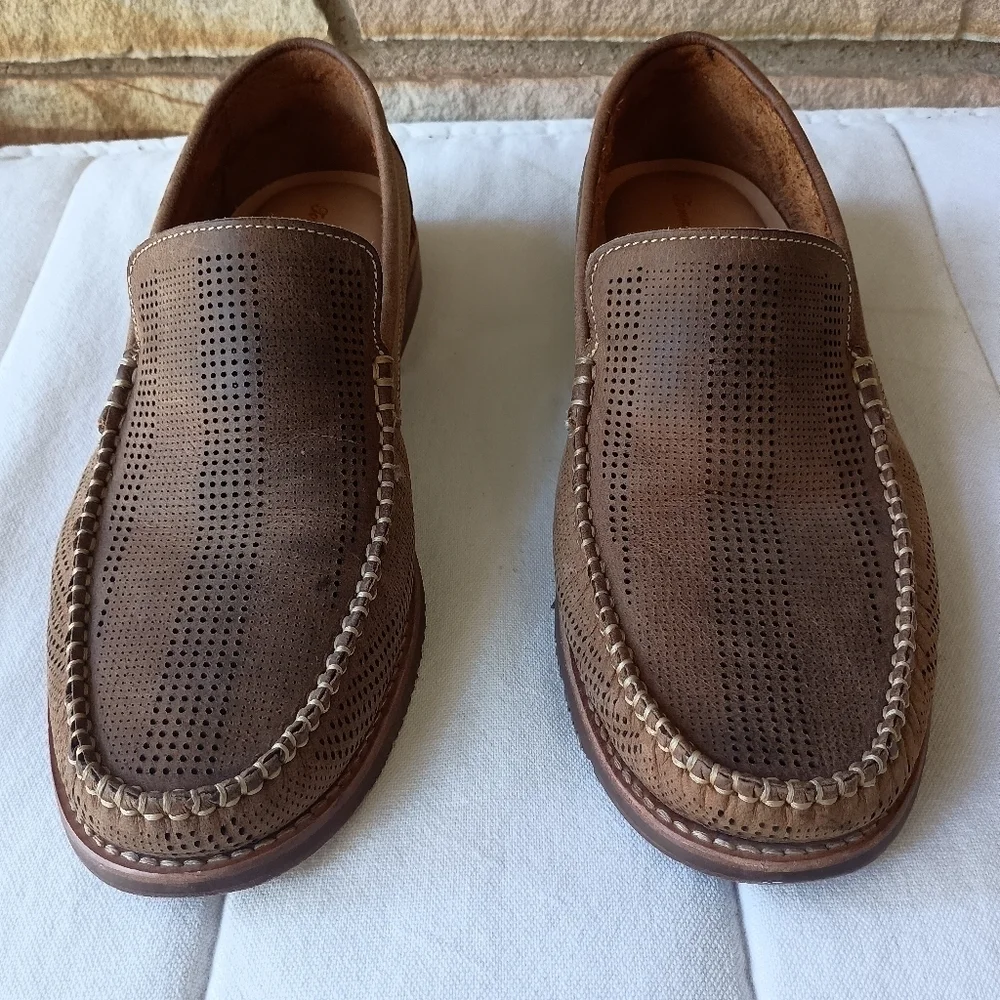 Tommy Bahama Men's Felton Brown Loafers_9.5